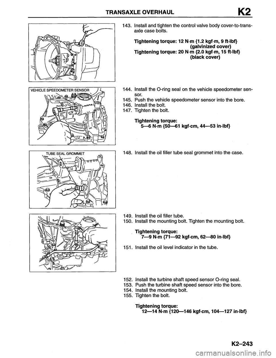 MAZDA MX-6 1996  Workshop Manual 