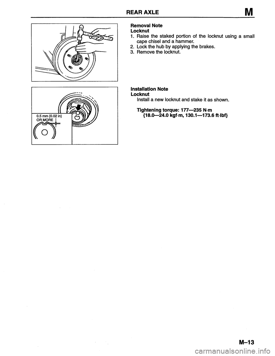 MAZDA MX-6 1996  Workshop Manual 