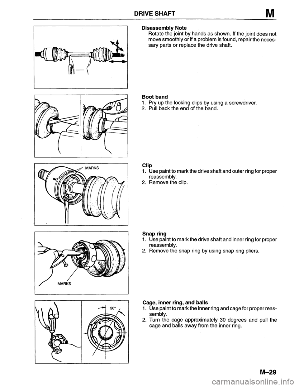 MAZDA MX-6 1996  Workshop Manual 