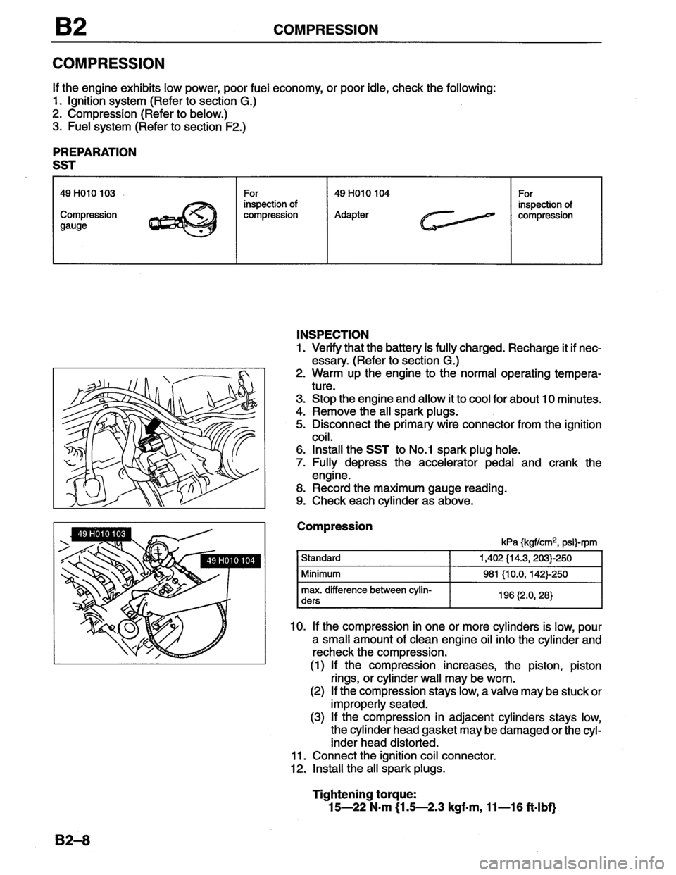 MAZDA MX-6 1996  Workshop Manual 