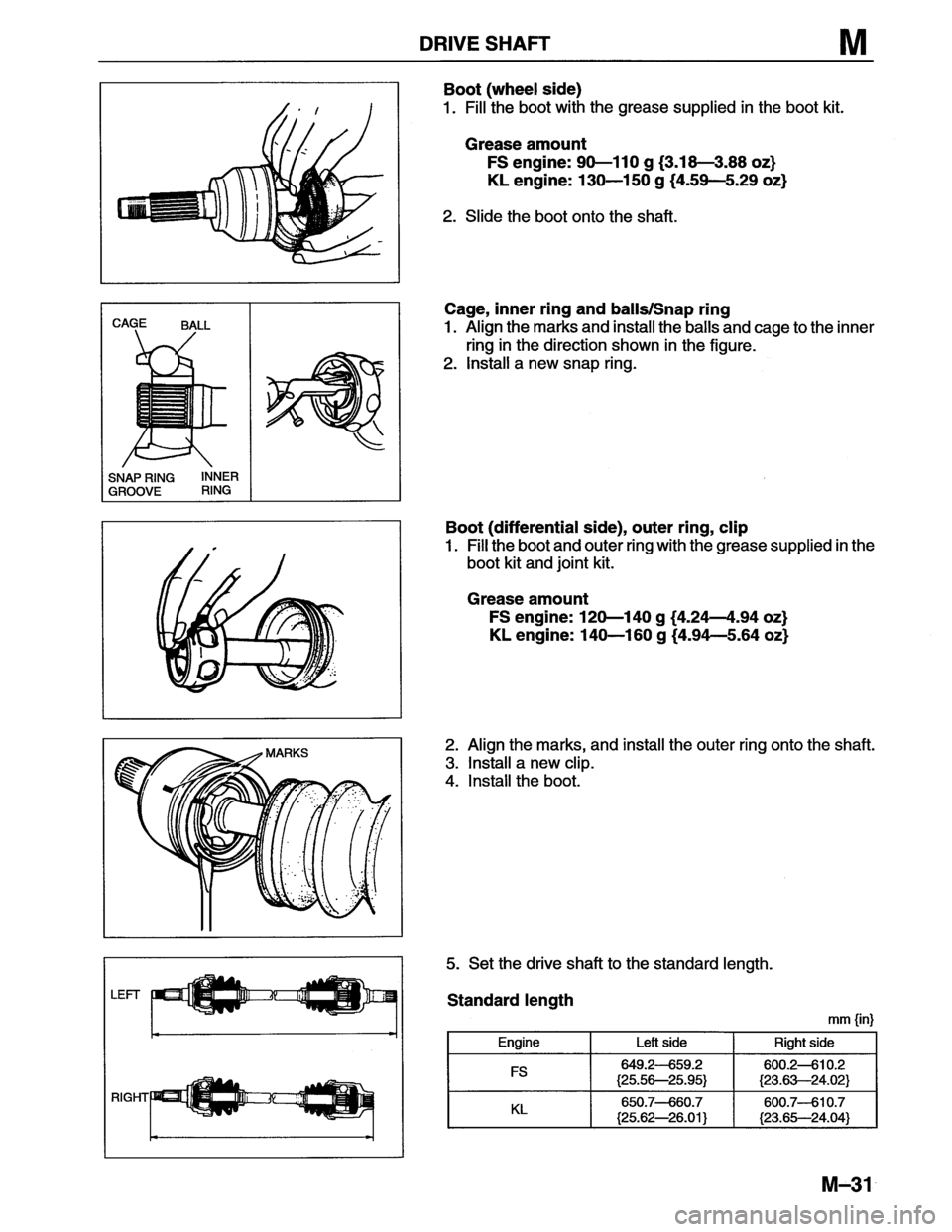 MAZDA MX-6 1996  Workshop Manual 