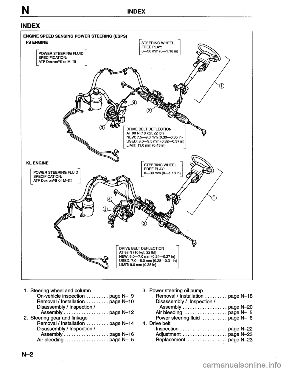MAZDA MX-6 1996  Workshop Manual 