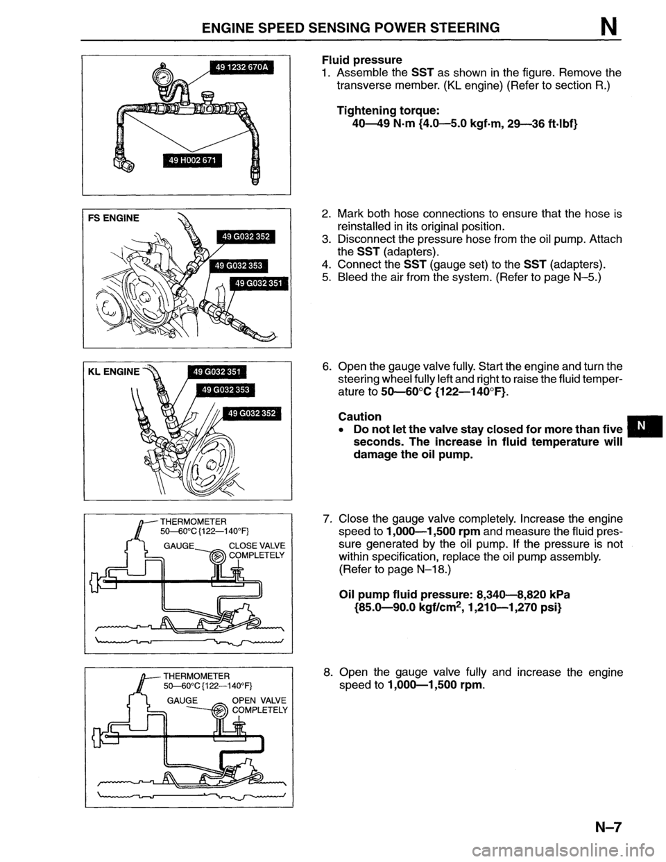 MAZDA MX-6 1996  Workshop Manual 