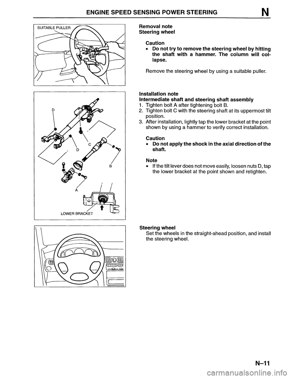 MAZDA MX-6 1996  Workshop Manual 