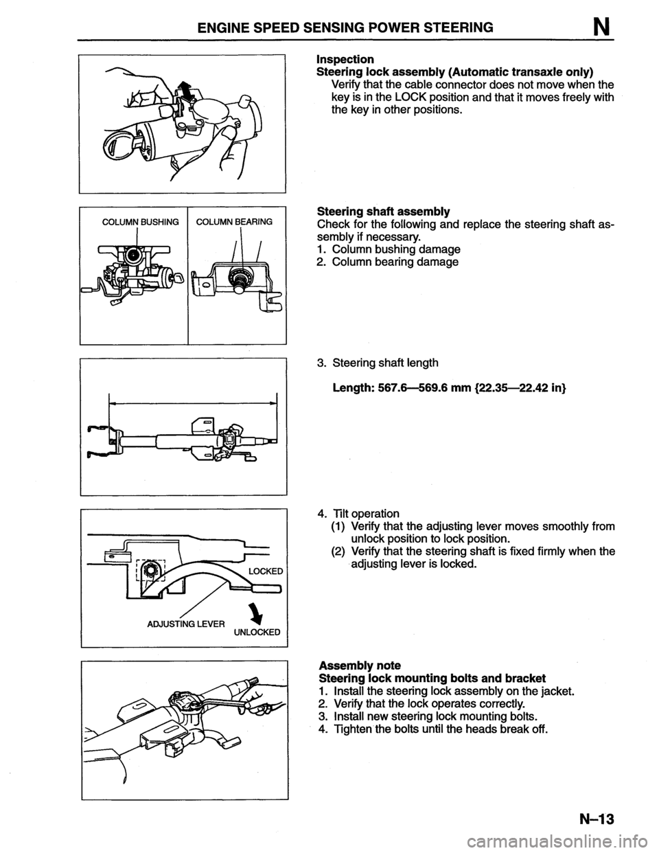 MAZDA MX-6 1996  Workshop Manual 