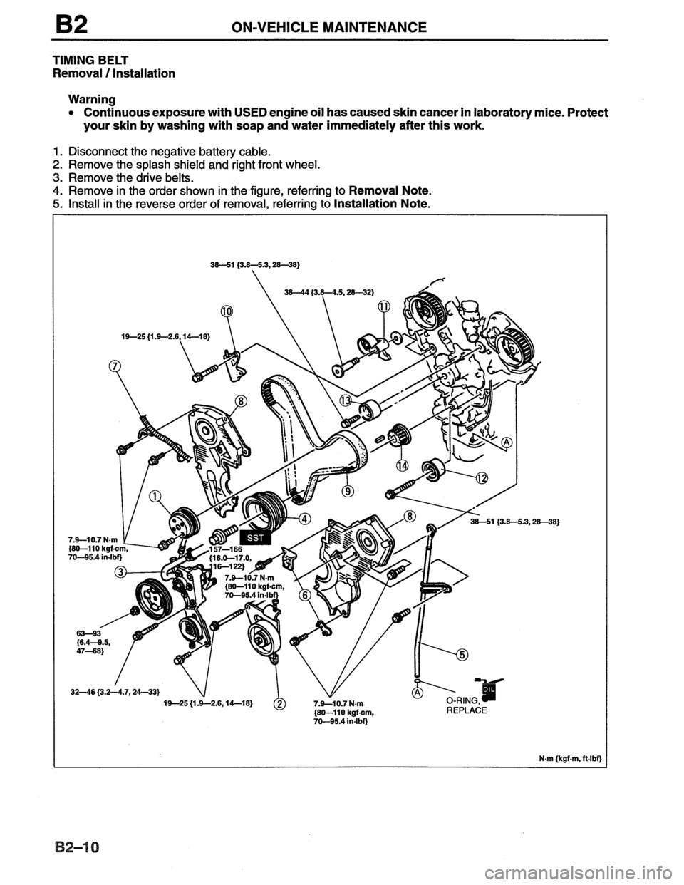 MAZDA MX-6 1996  Workshop Manual 