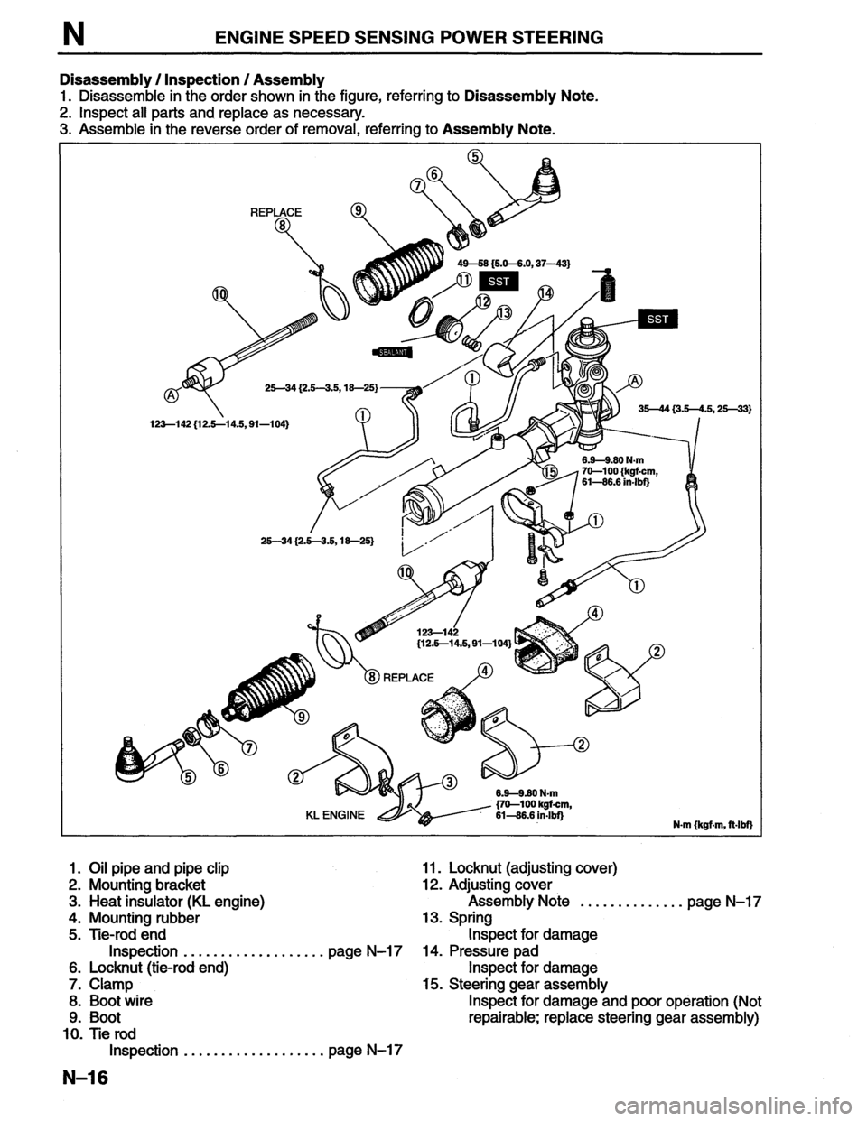 MAZDA MX-6 1996  Workshop Manual 