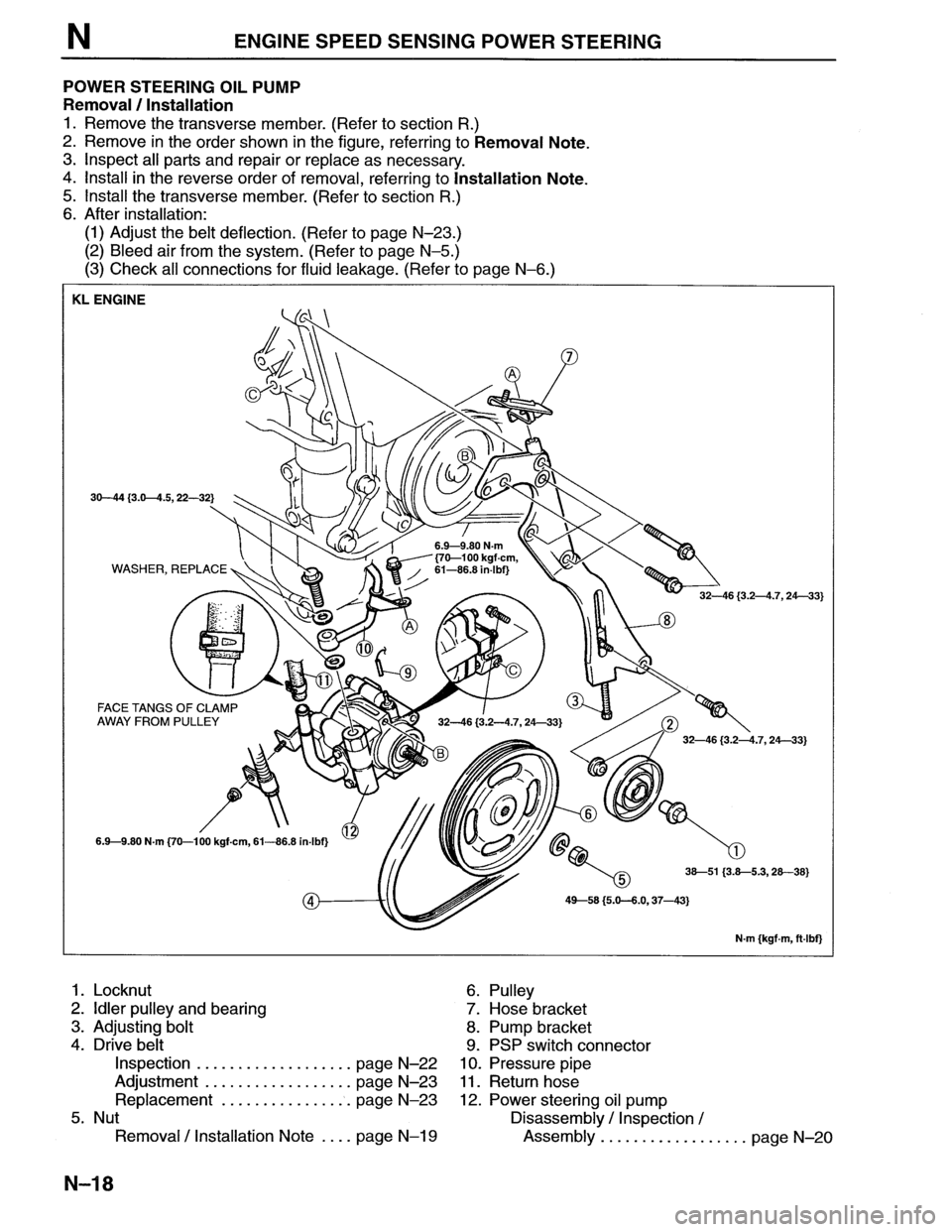 MAZDA MX-6 1996  Workshop Manual 