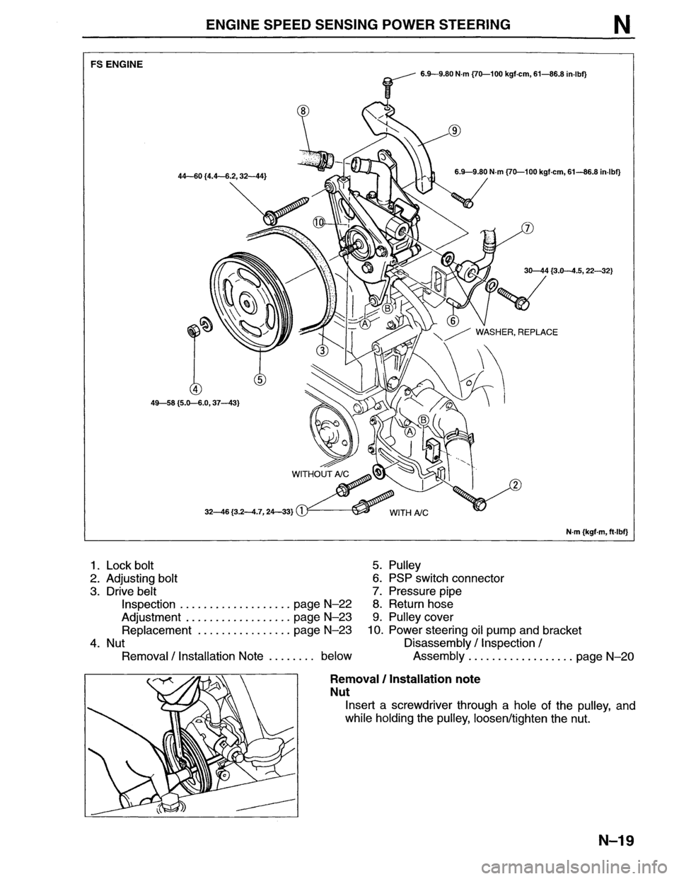 MAZDA MX-6 1996  Workshop Manual 