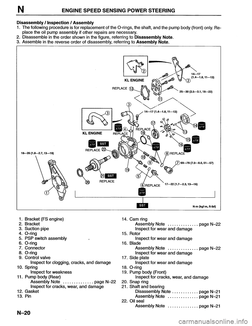 MAZDA MX-6 1996  Workshop Manual 