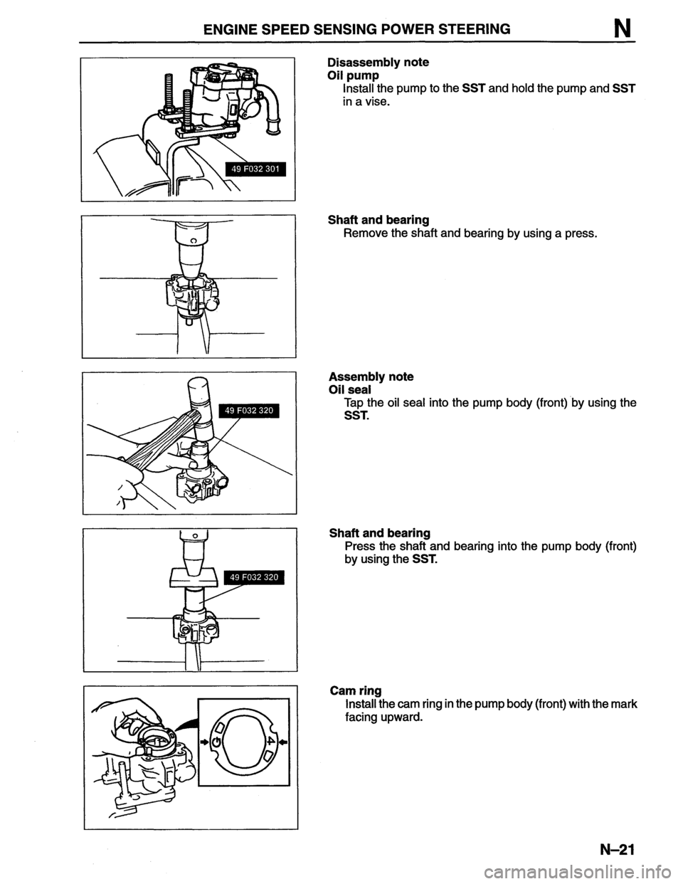 MAZDA MX-6 1996  Workshop Manual 
