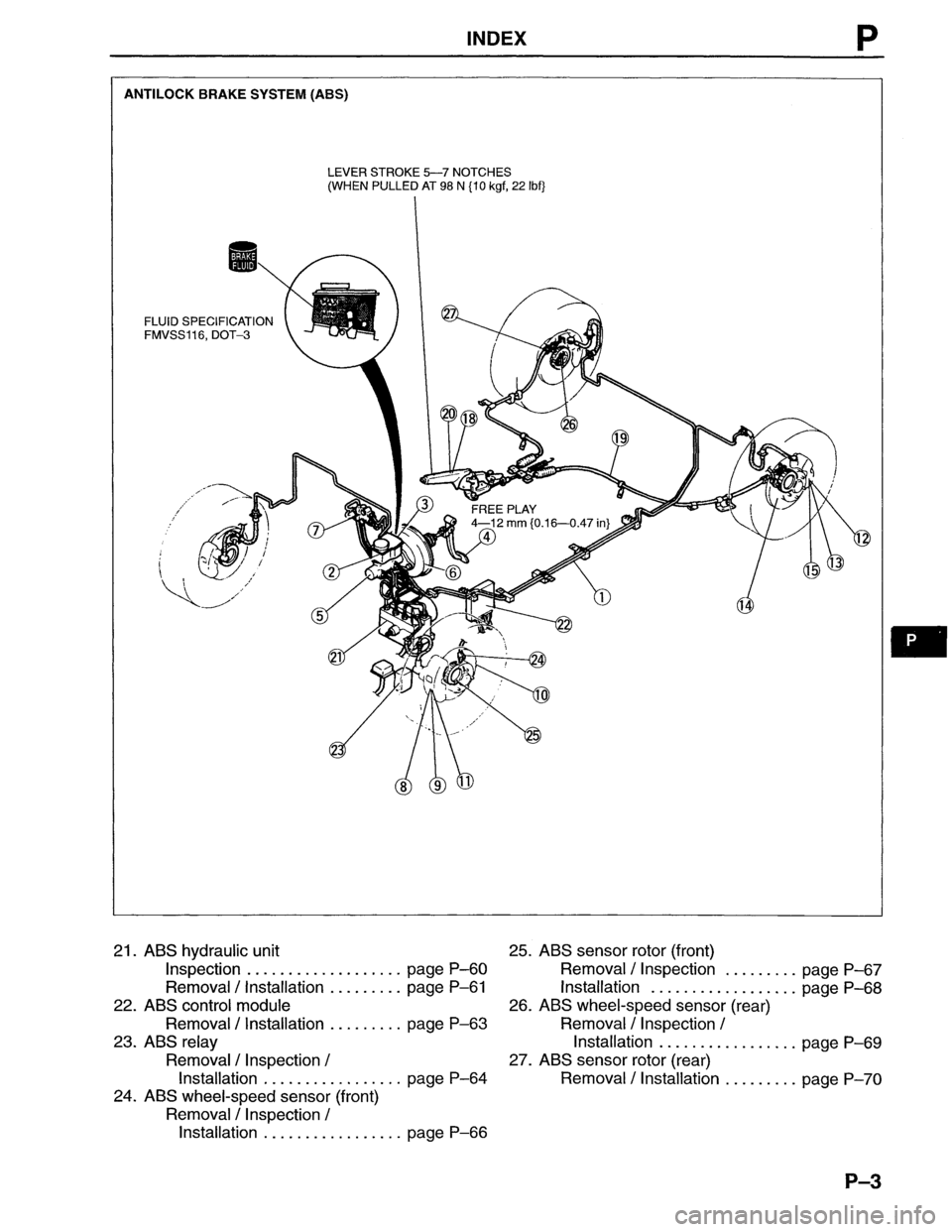 MAZDA MX-6 1996  Workshop Manual 