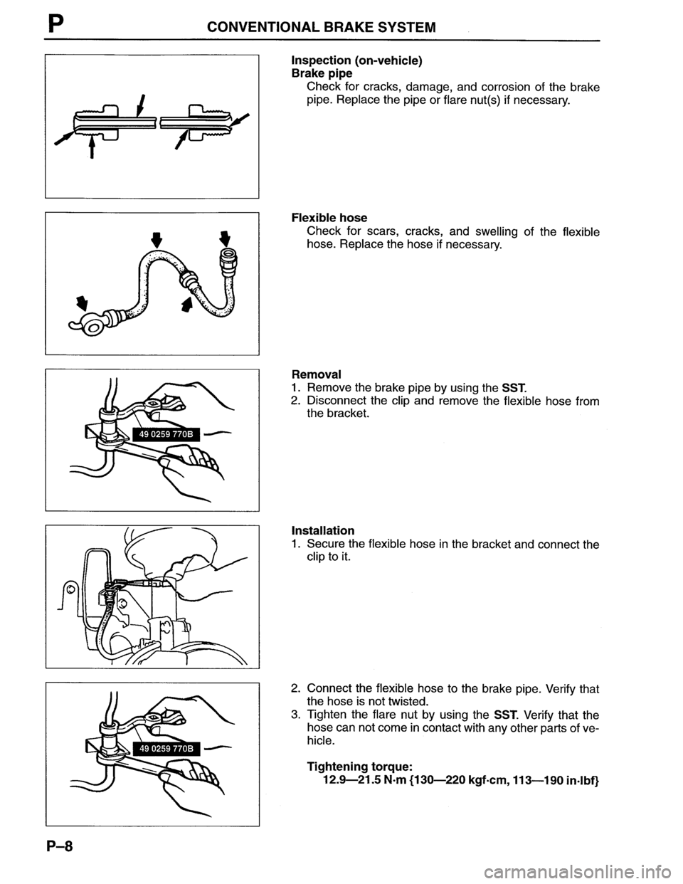 MAZDA MX-6 1996  Workshop Manual 