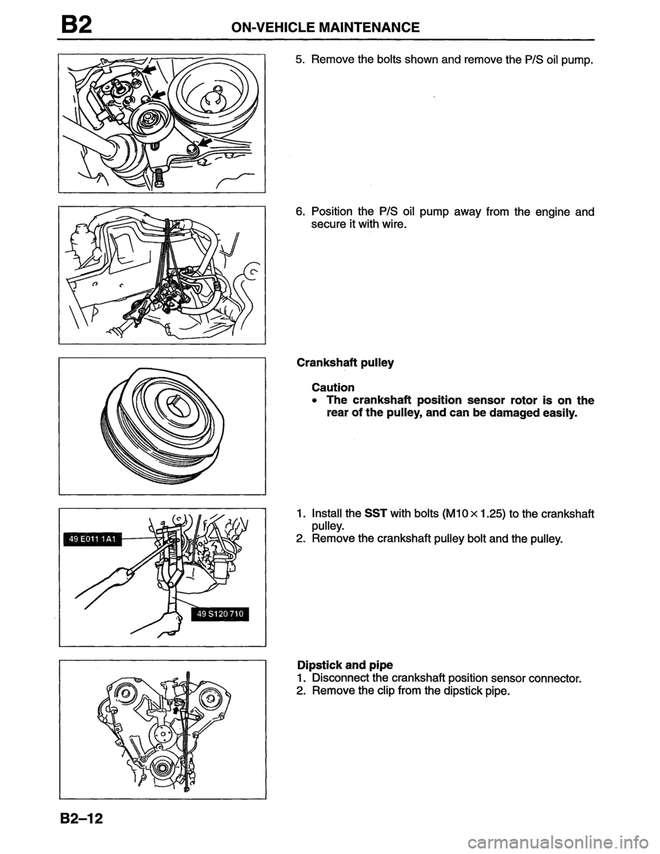 MAZDA MX-6 1996  Workshop Manual 