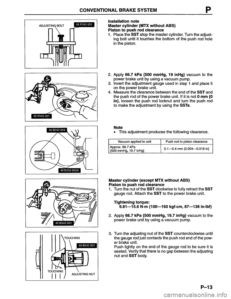 MAZDA MX-6 1996  Workshop Manual 