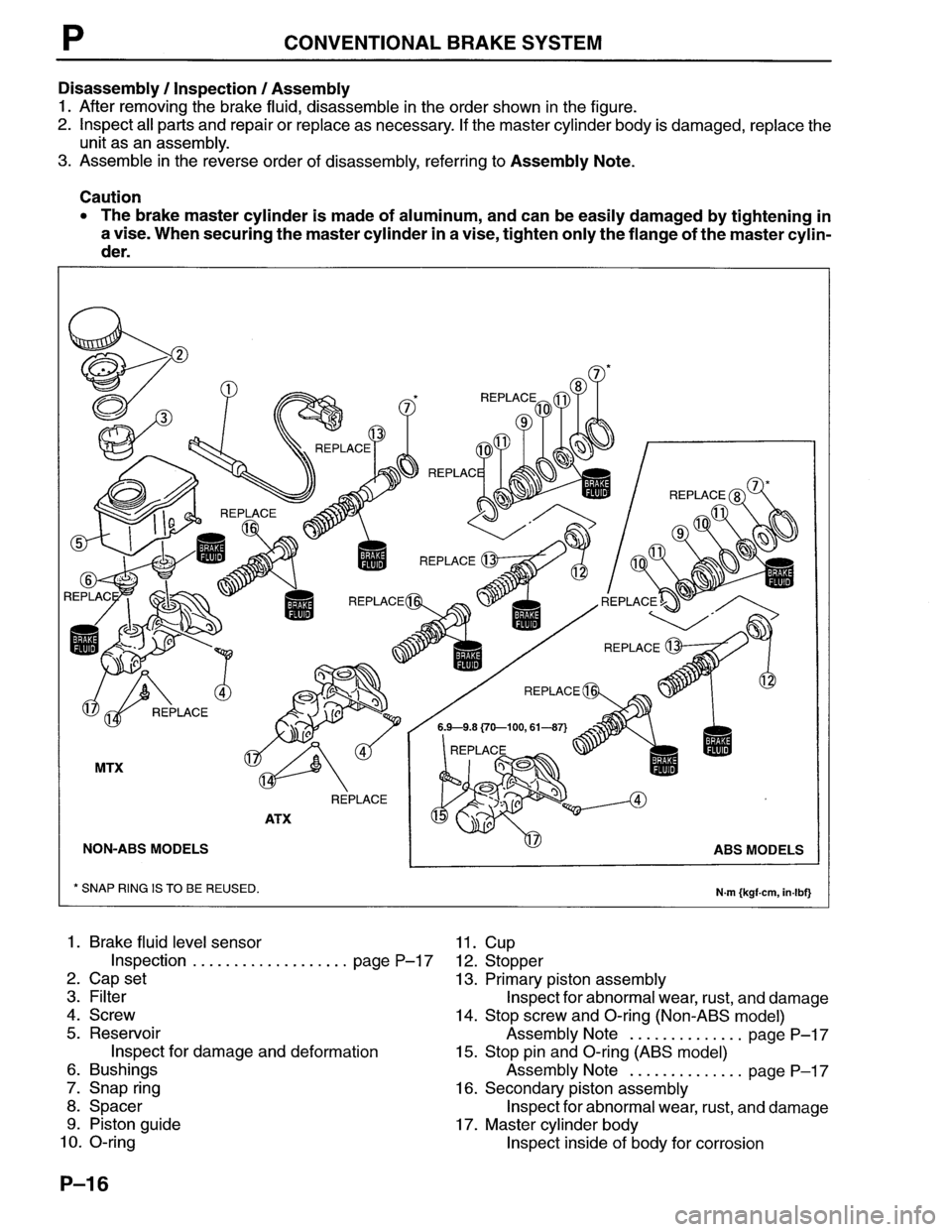 MAZDA MX-6 1996  Workshop Manual 