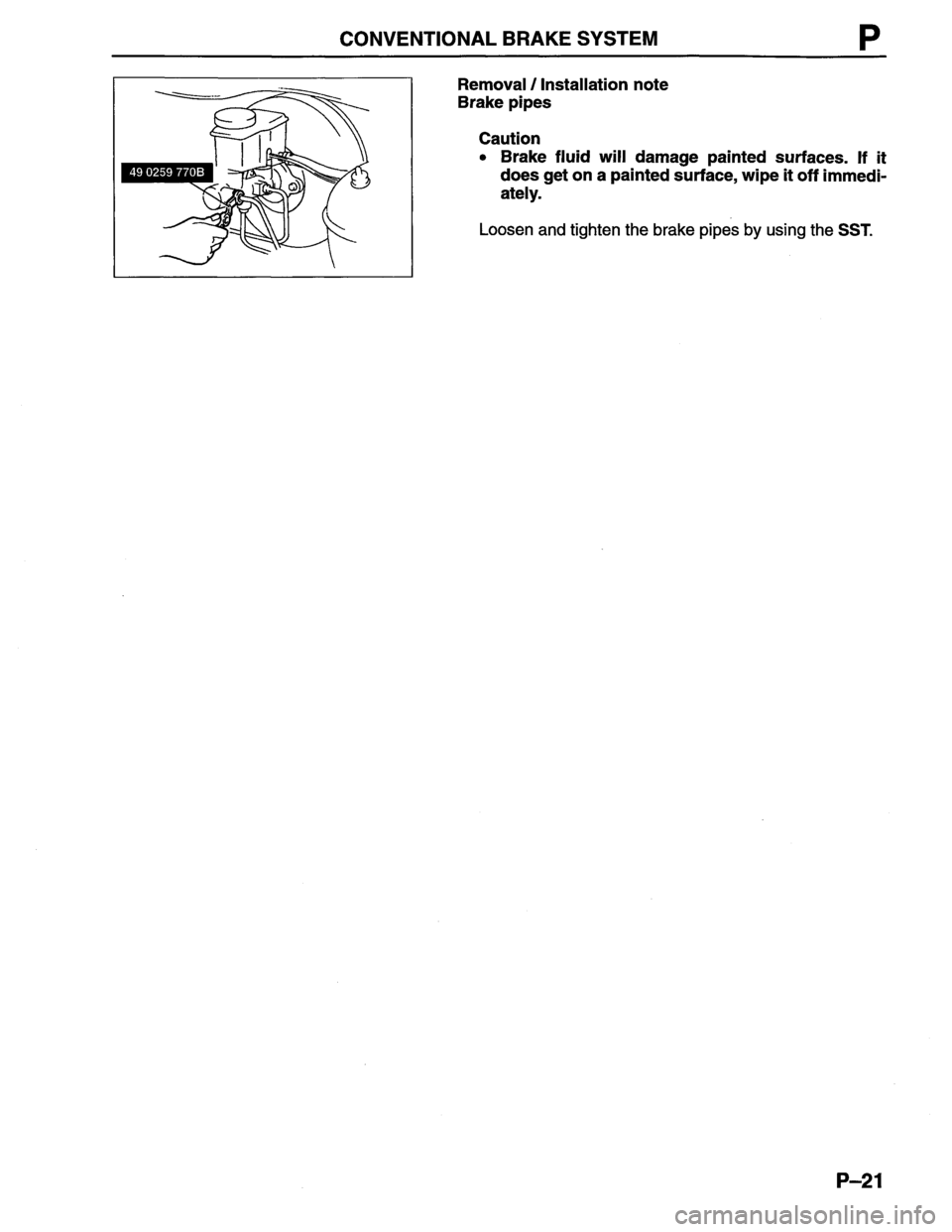 MAZDA MX-6 1996  Workshop Manual 