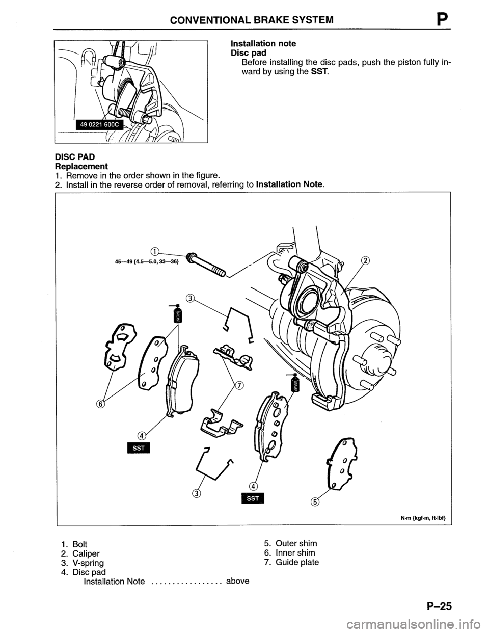 MAZDA MX-6 1996  Workshop Manual 
