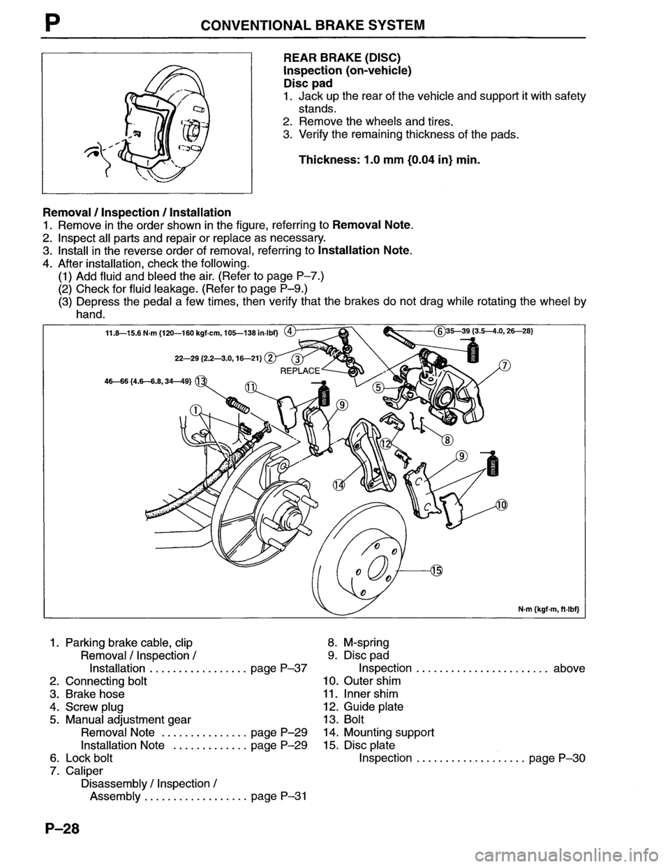 MAZDA MX-6 1996  Workshop Manual 