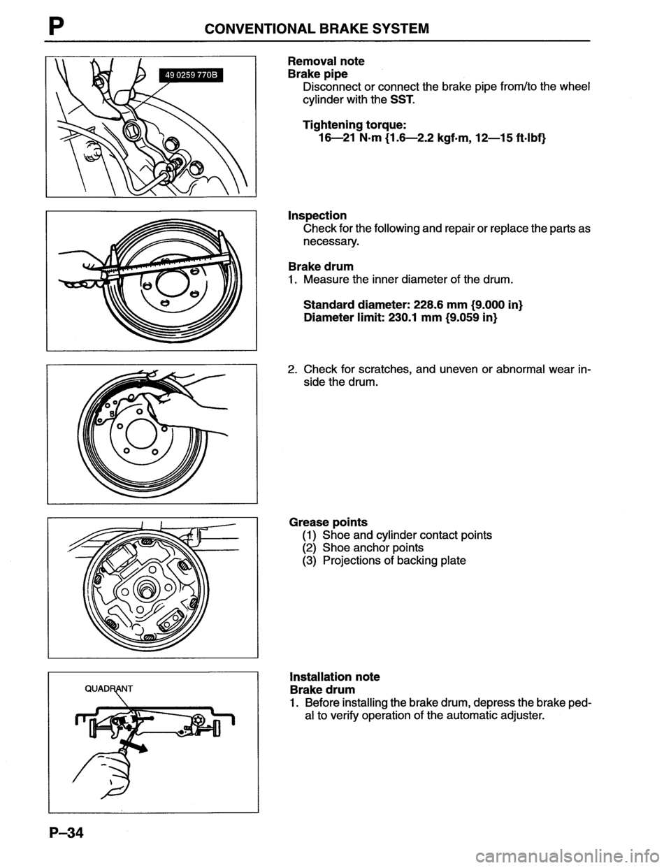 MAZDA MX-6 1996  Workshop Manual 