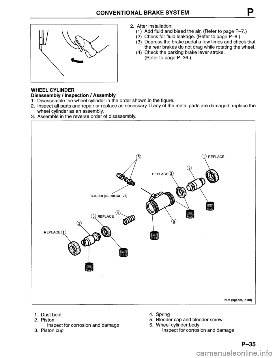 MAZDA MX-6 1996  Workshop Manual 