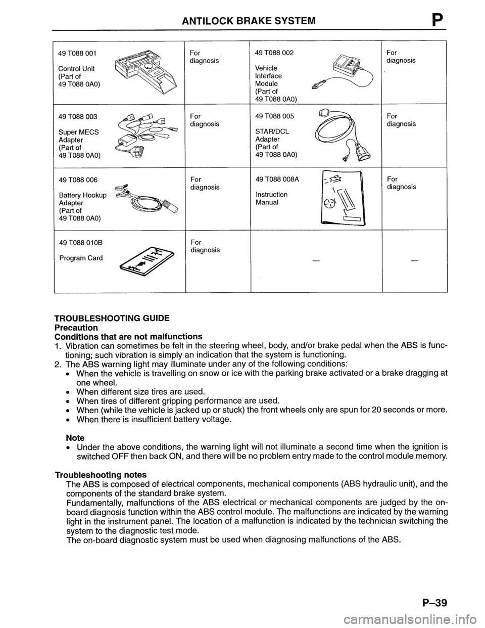 MAZDA MX-6 1996  Workshop Manual 