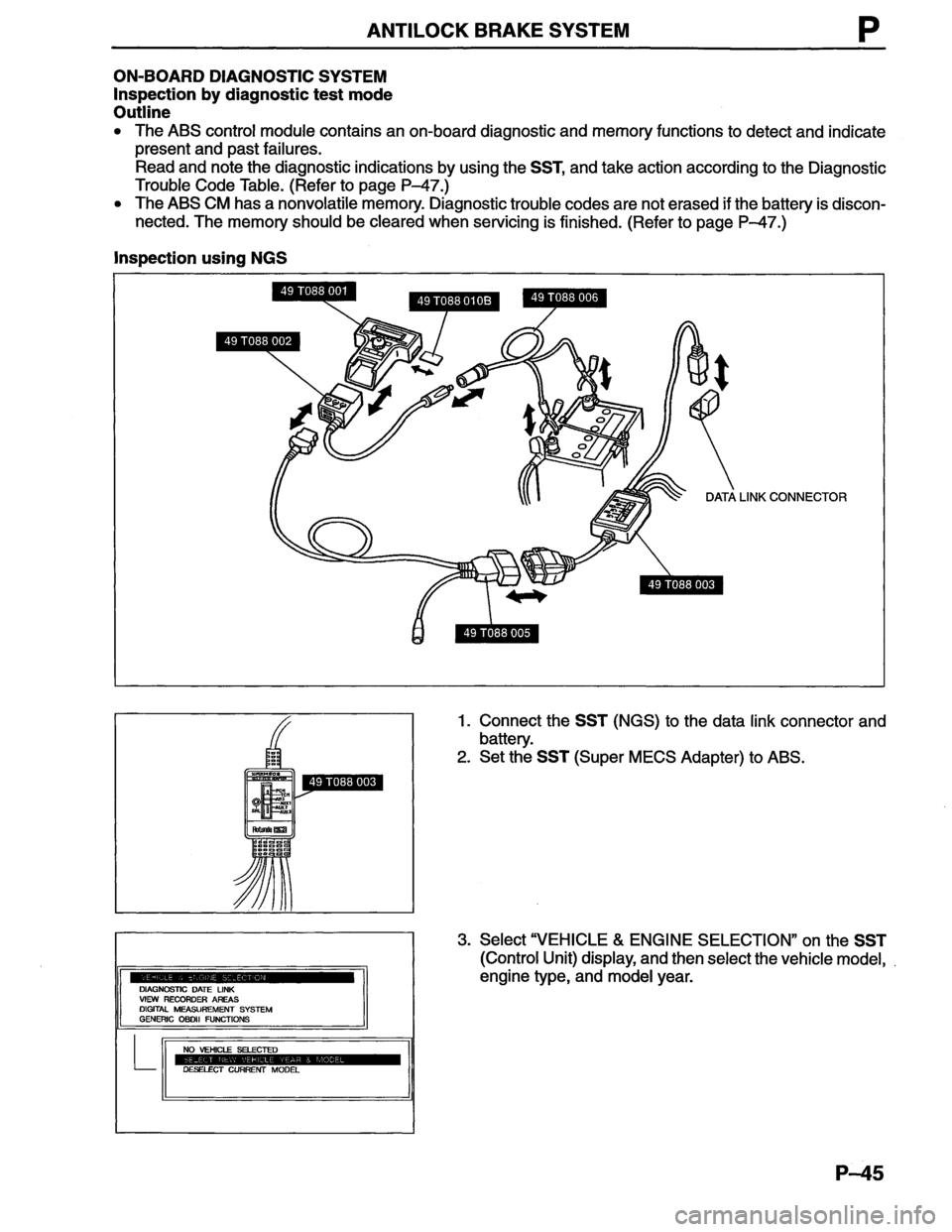 MAZDA MX-6 1996  Workshop Manual 