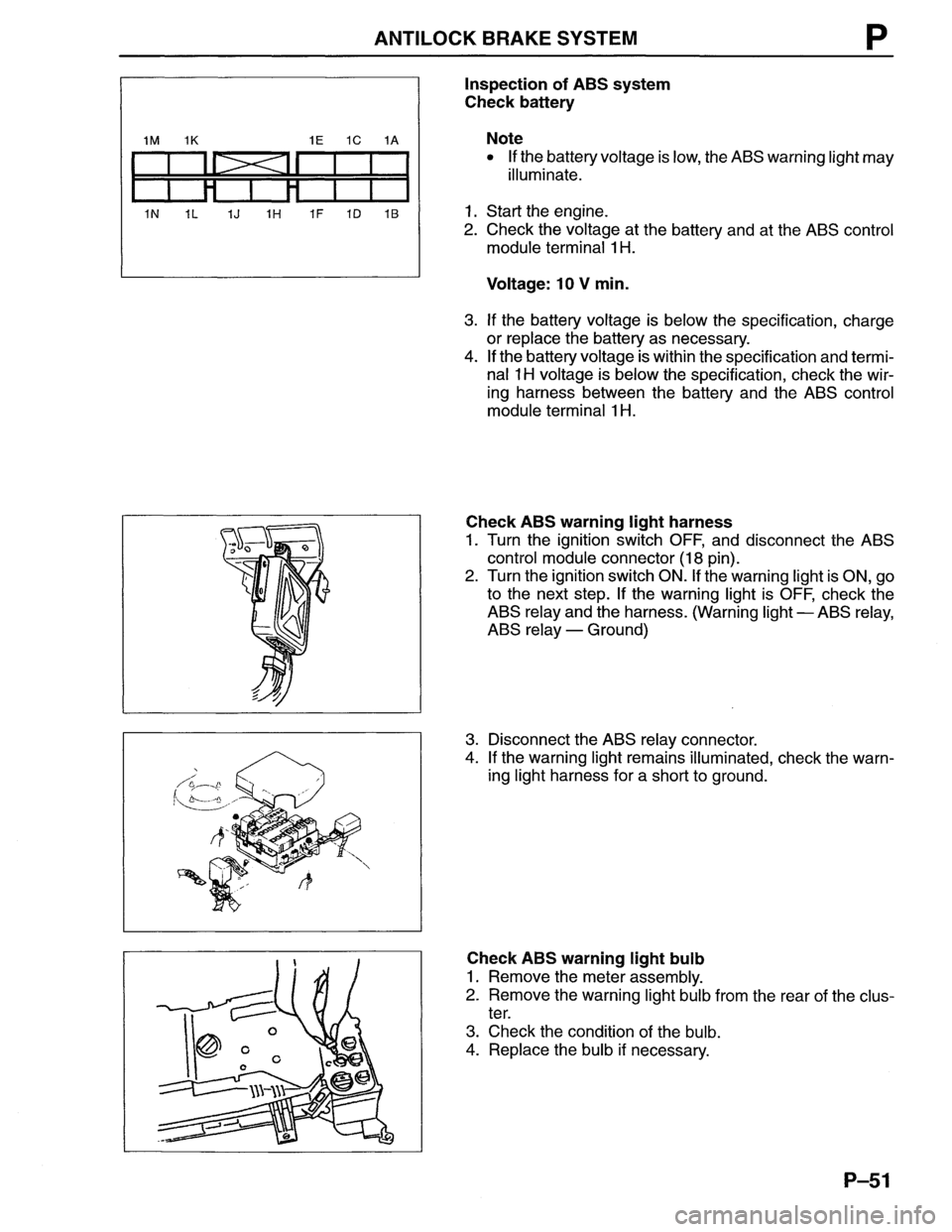 MAZDA MX-6 1996  Workshop Manual 