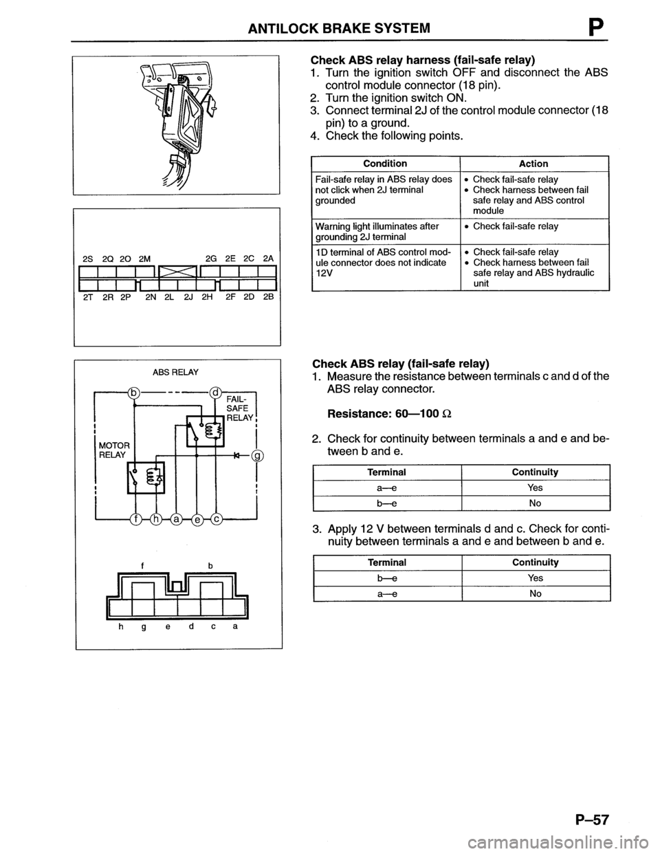 MAZDA MX-6 1996  Workshop Manual 