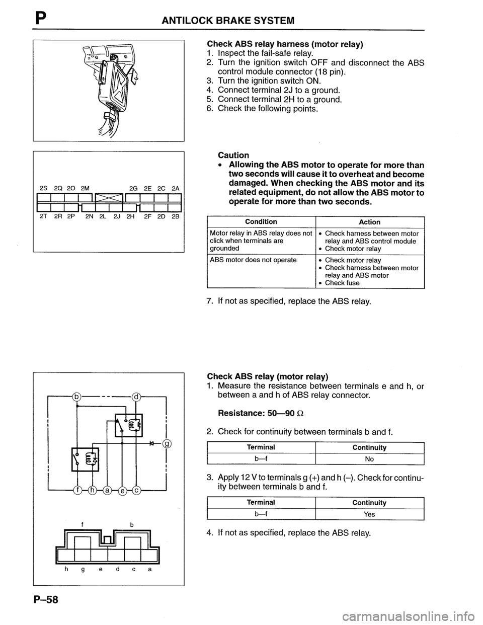 MAZDA MX-6 1996  Workshop Manual 