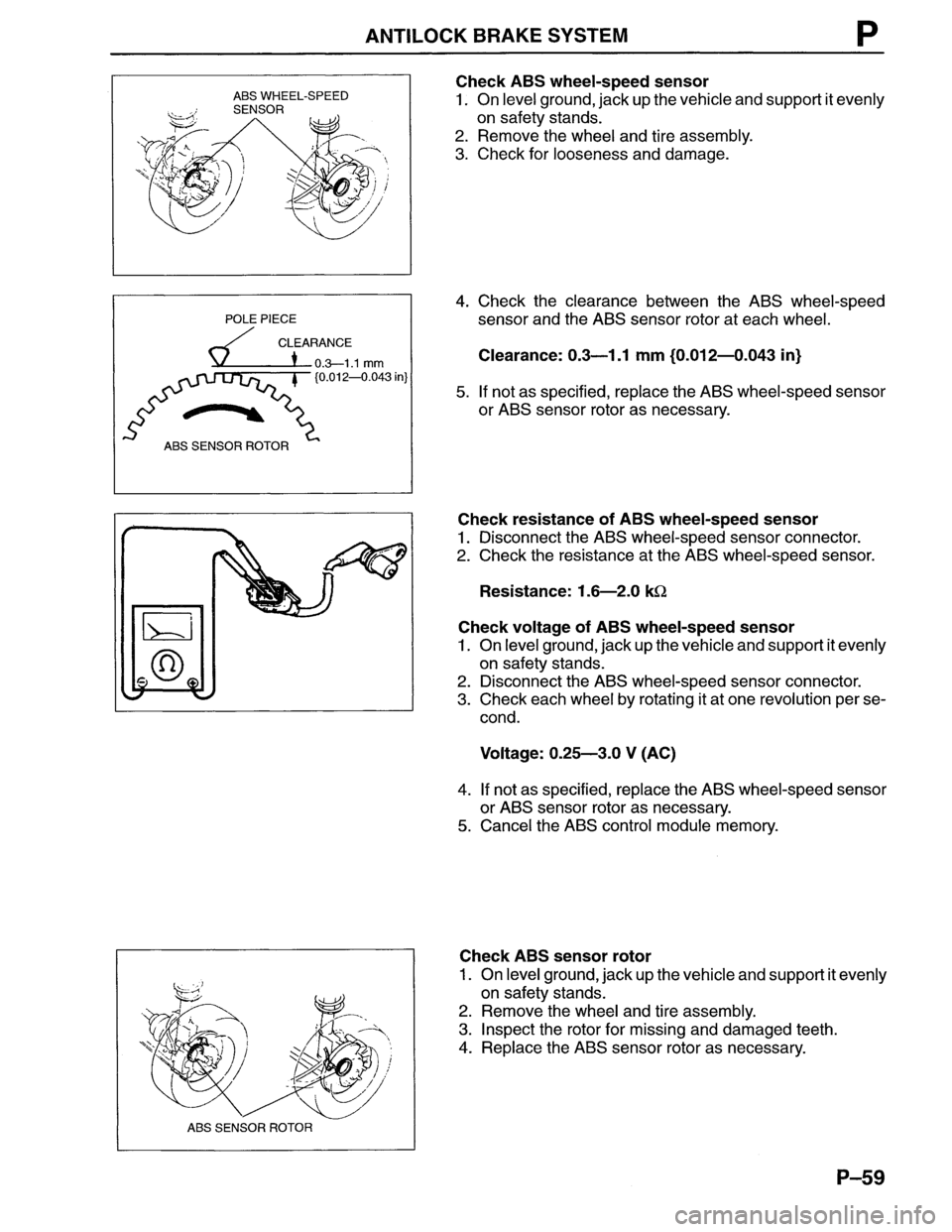 MAZDA MX-6 1996  Workshop Manual 