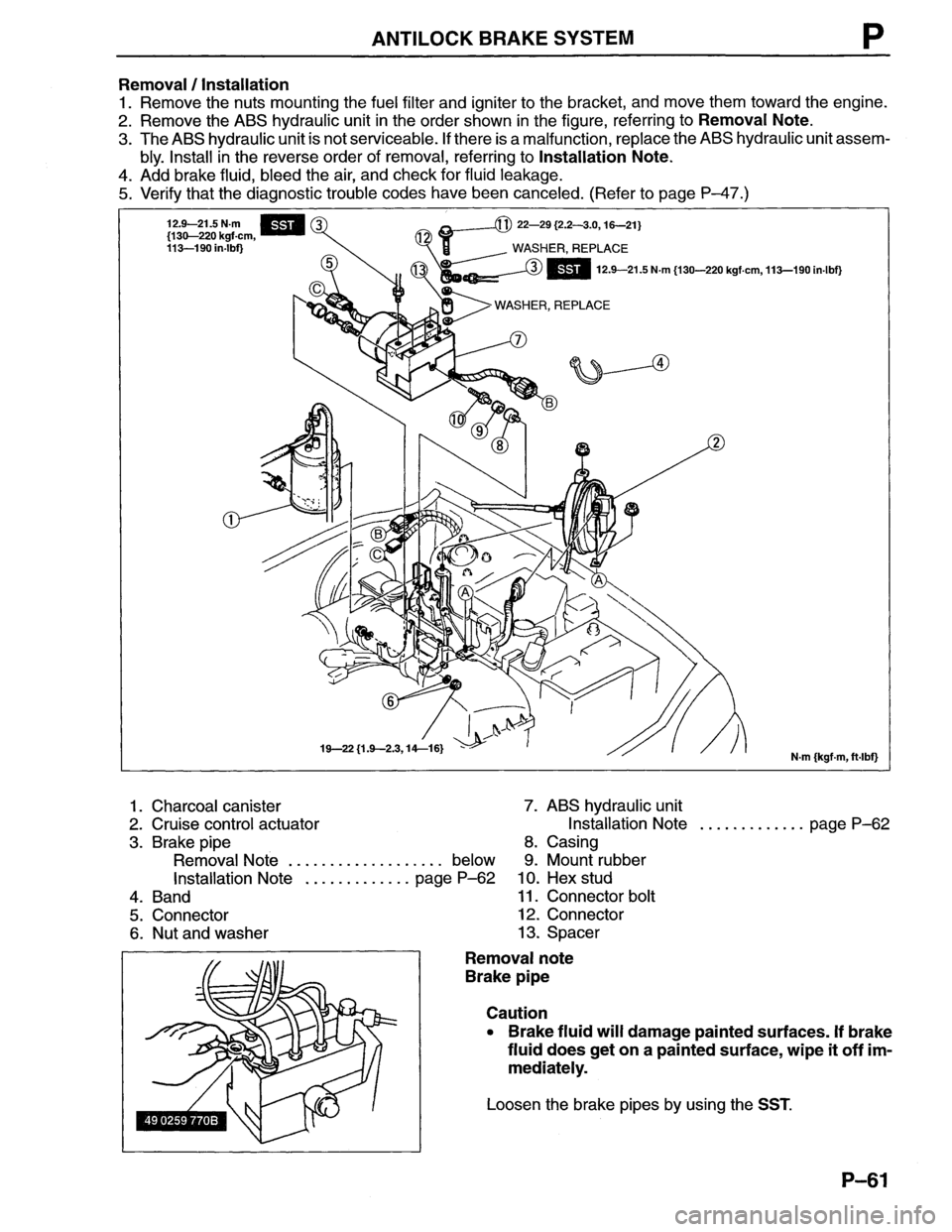 MAZDA MX-6 1996  Workshop Manual 