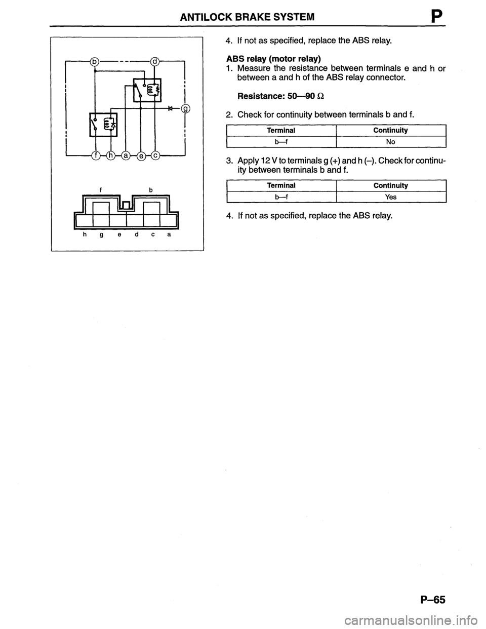 MAZDA MX-6 1996  Workshop Manual 