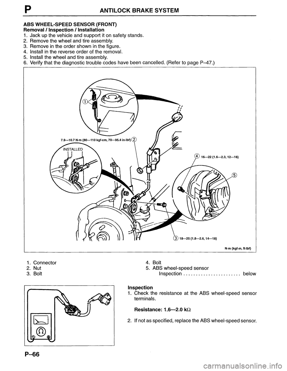MAZDA MX-6 1996  Workshop Manual 