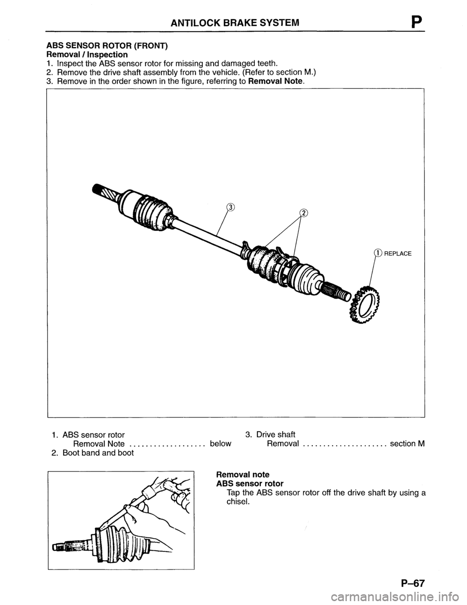 MAZDA MX-6 1996  Workshop Manual 