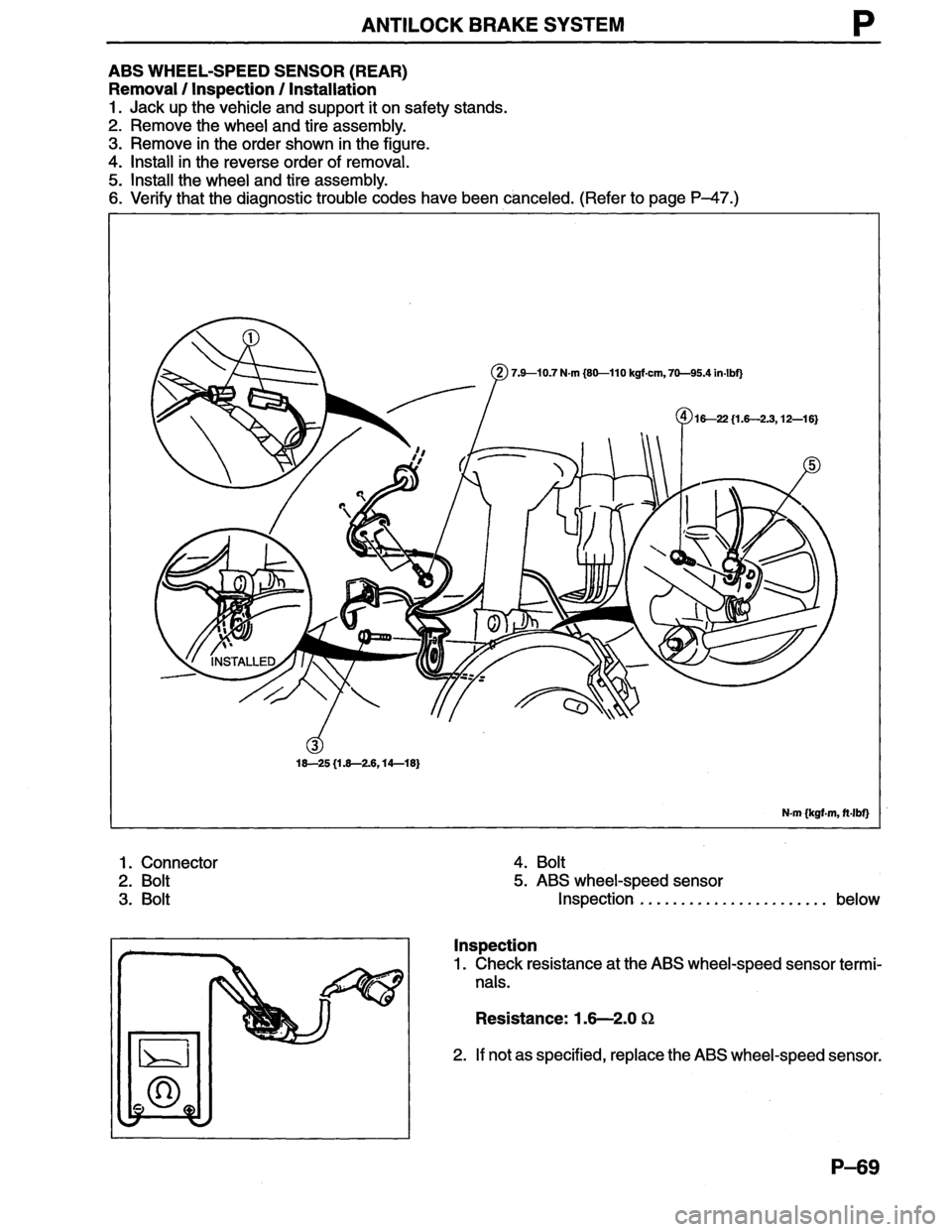 MAZDA MX-6 1996  Workshop Manual 