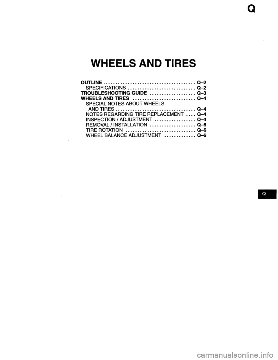 MAZDA MX-6 1996  Workshop Manual 