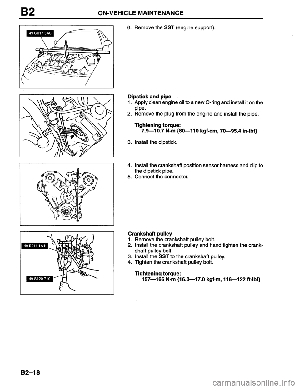 MAZDA MX-6 1996  Workshop Manual 