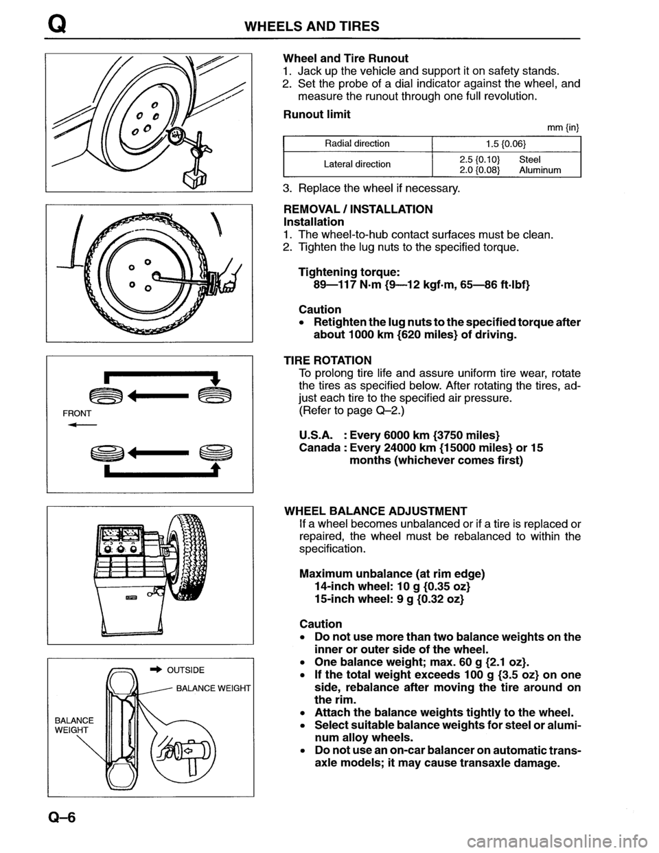MAZDA MX-6 1996  Workshop Manual 