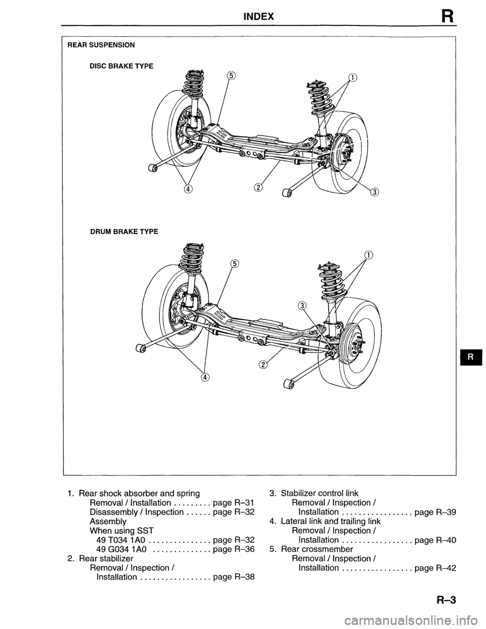 MAZDA MX-6 1996  Workshop Manual 