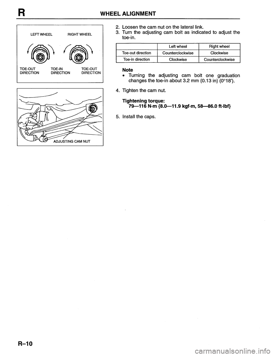 MAZDA MX-6 1996  Workshop Manual 