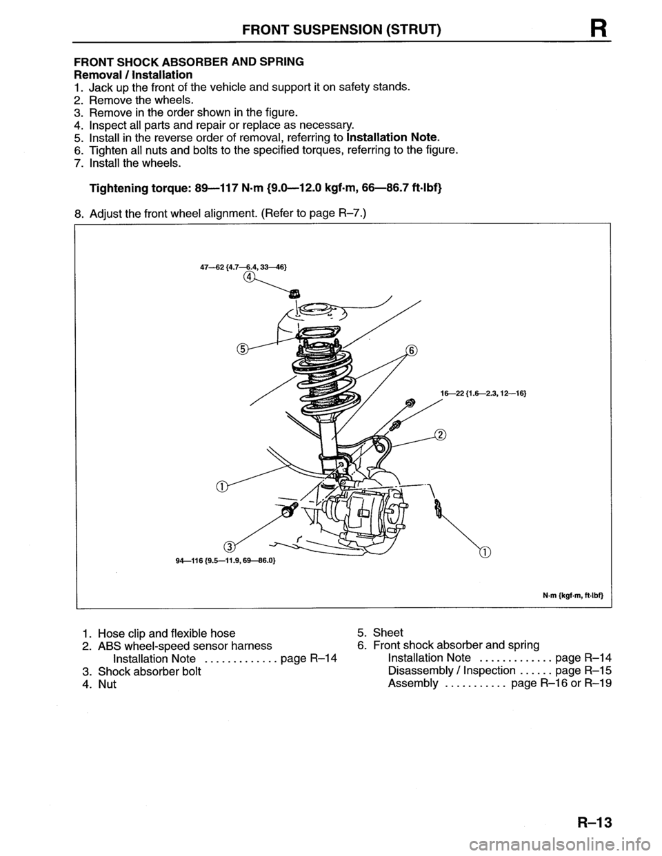MAZDA MX-6 1996  Workshop Manual 