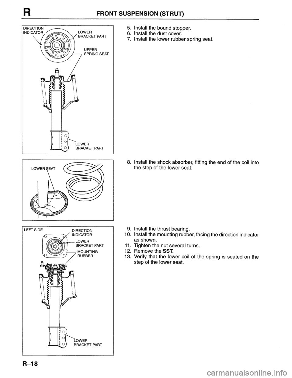 MAZDA MX-6 1996  Workshop Manual 