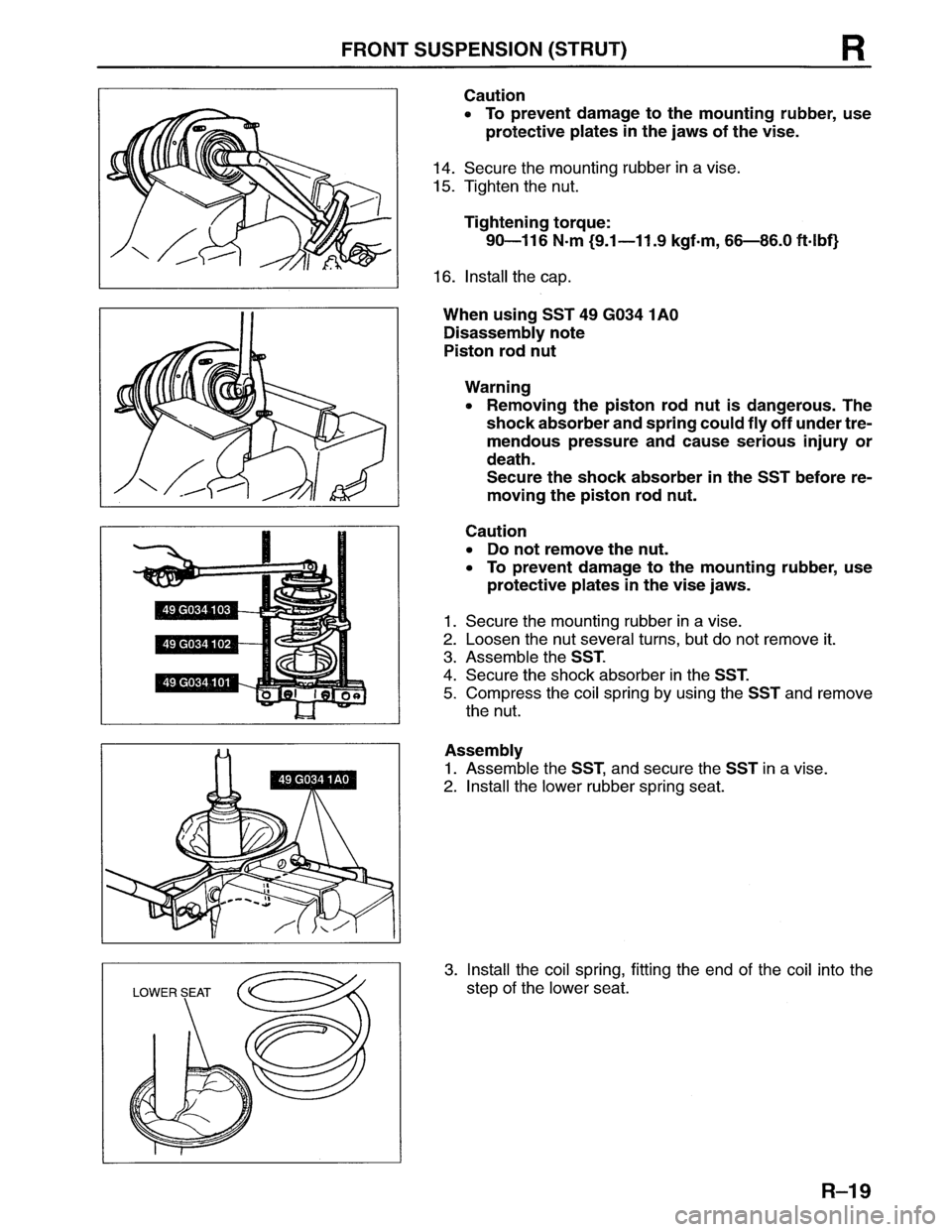 MAZDA MX-6 1996  Workshop Manual 