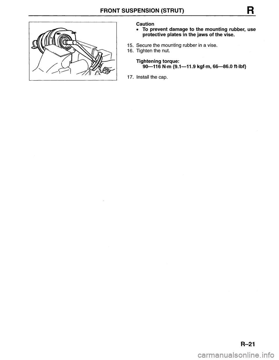 MAZDA MX-6 1996  Workshop Manual 
