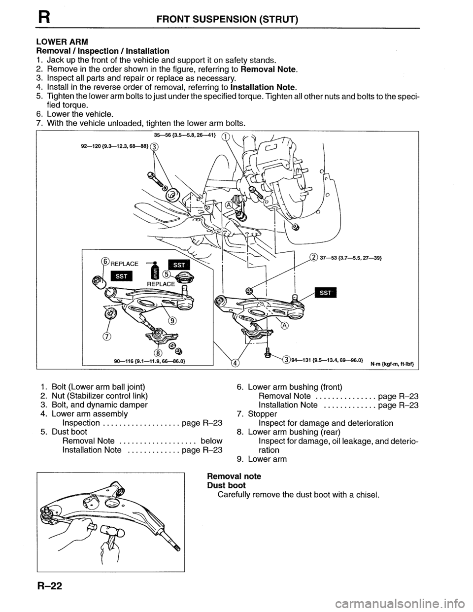 MAZDA MX-6 1996  Workshop Manual 