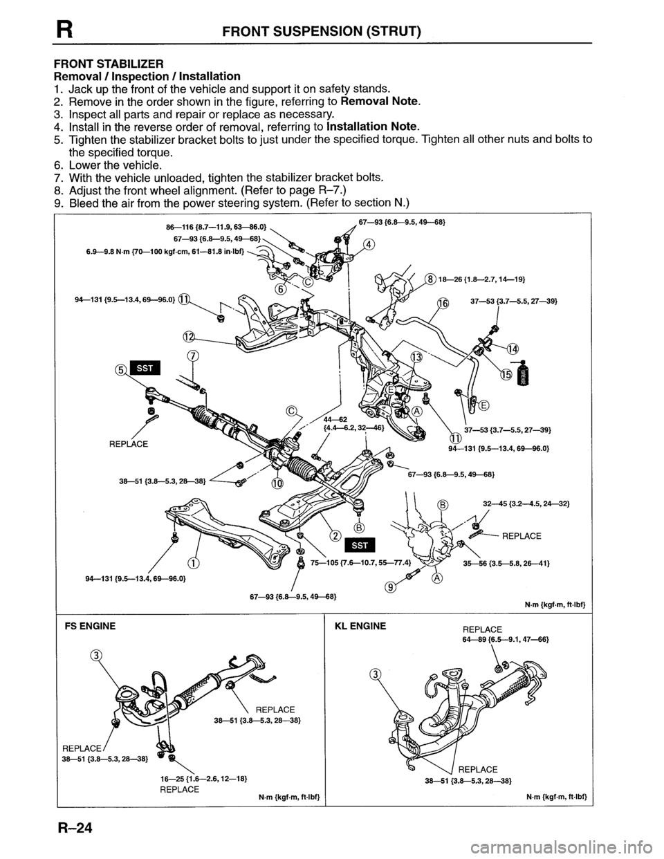 MAZDA MX-6 1996  Workshop Manual 