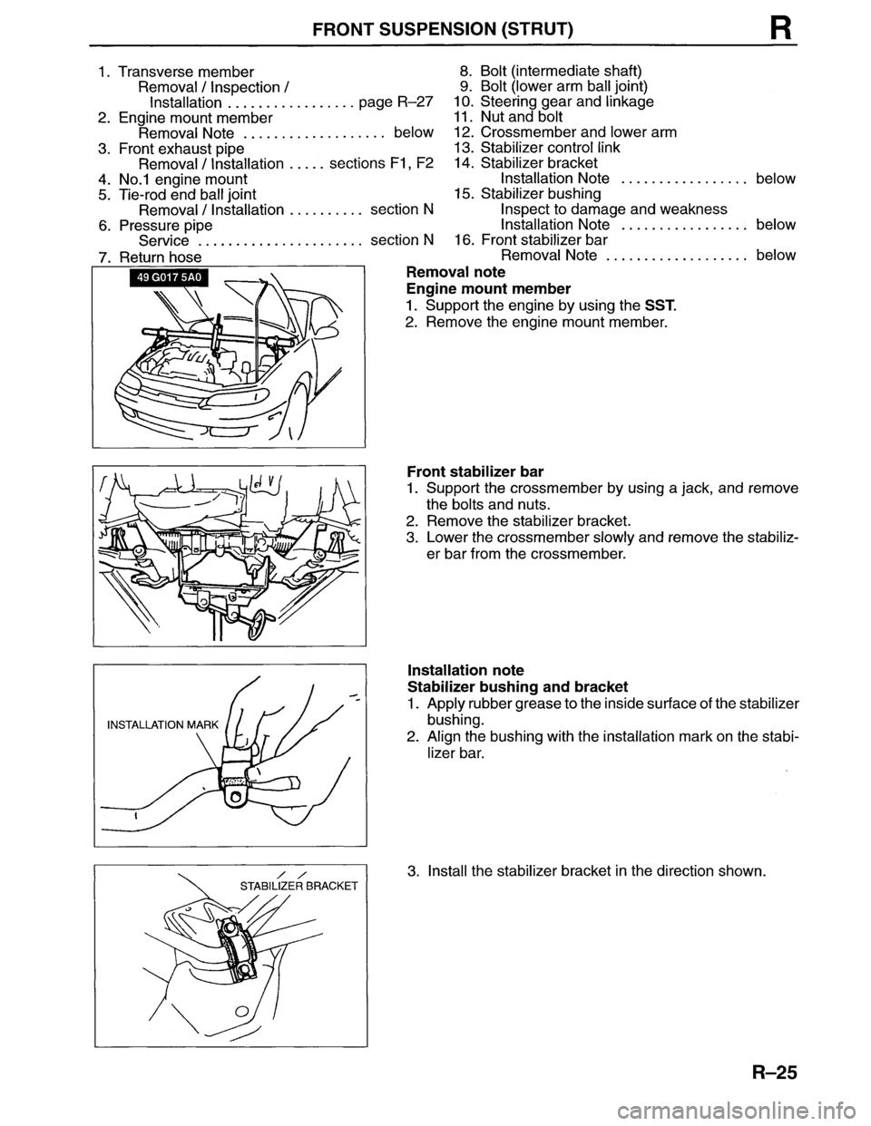 MAZDA MX-6 1996  Workshop Manual 