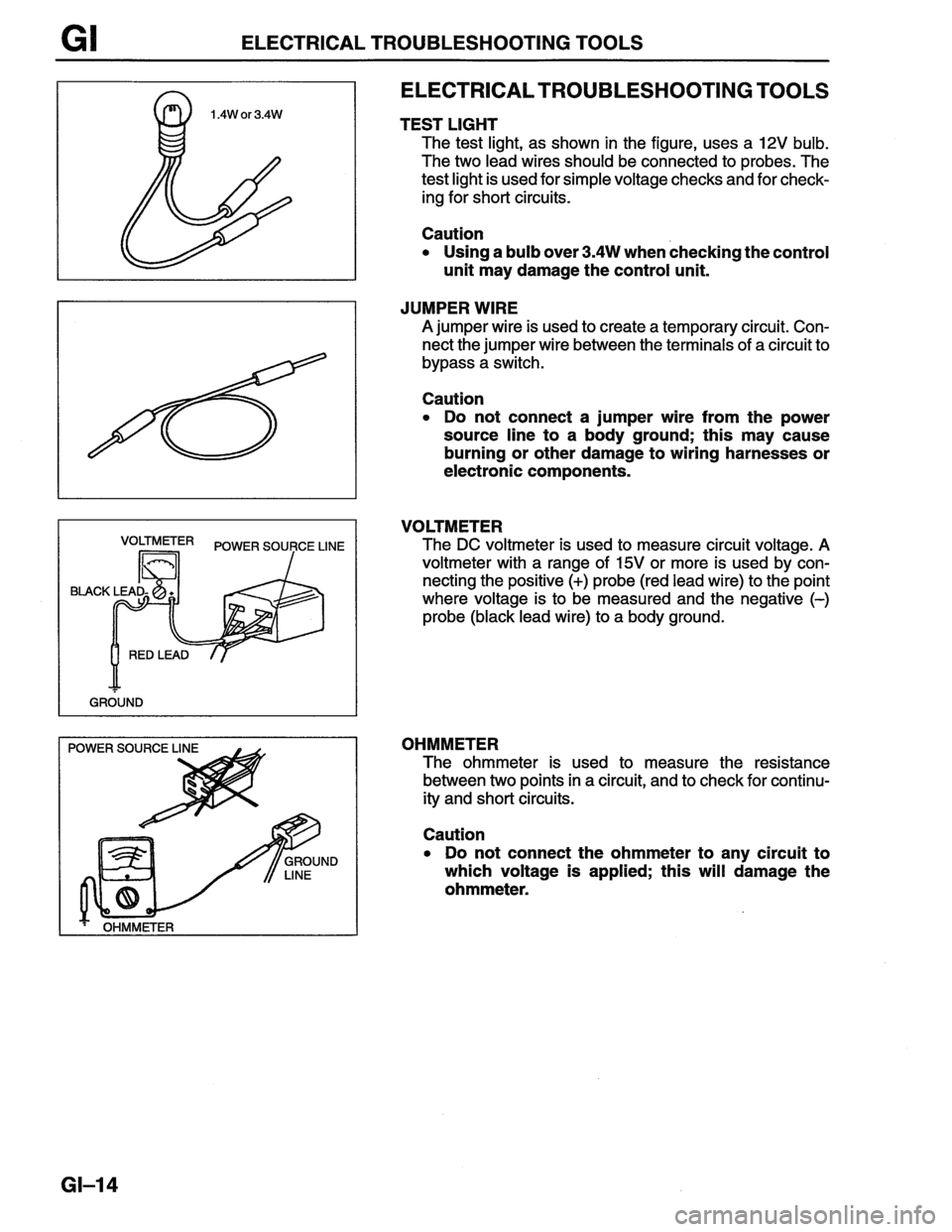 MAZDA MX-6 1996  Workshop Manual 