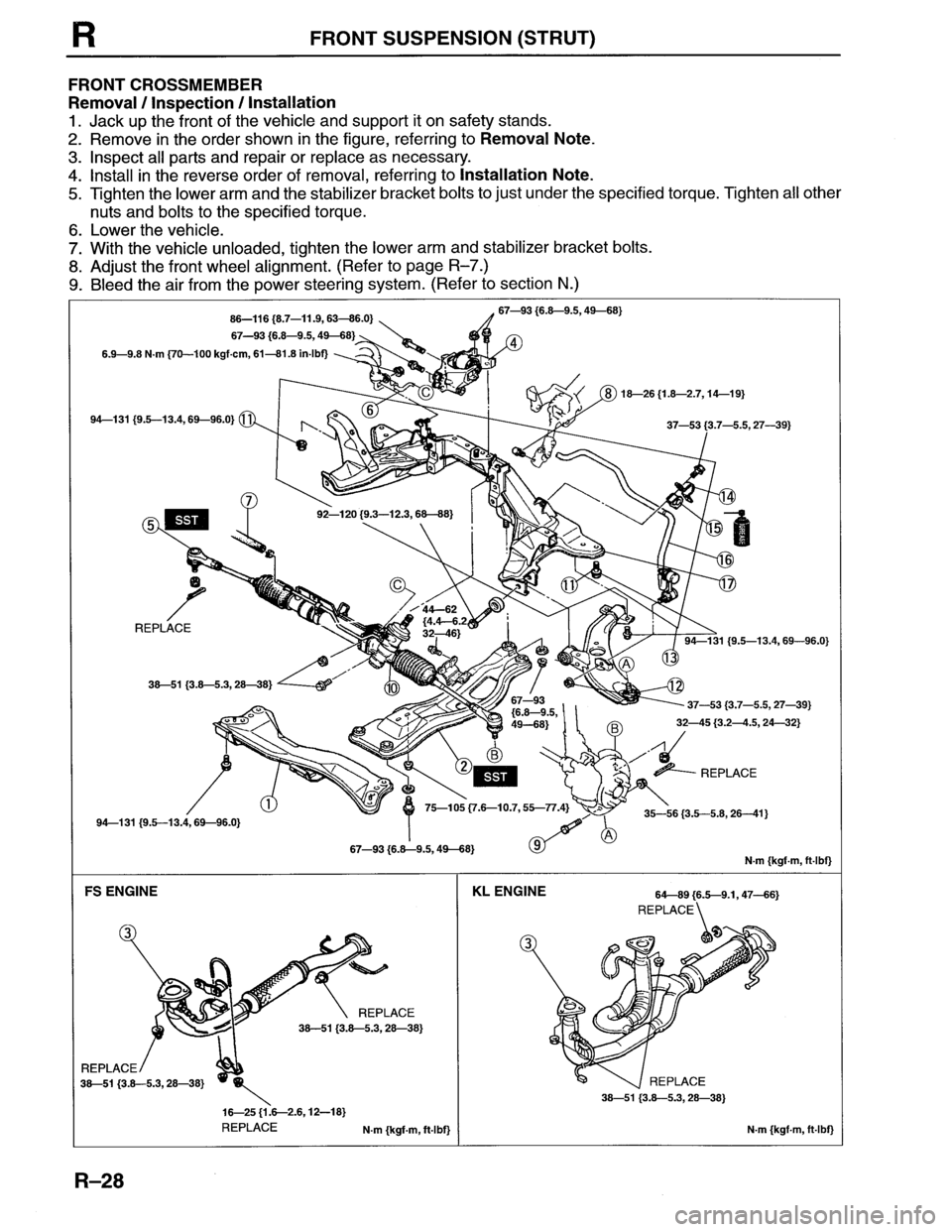 MAZDA MX-6 1996  Workshop Manual 